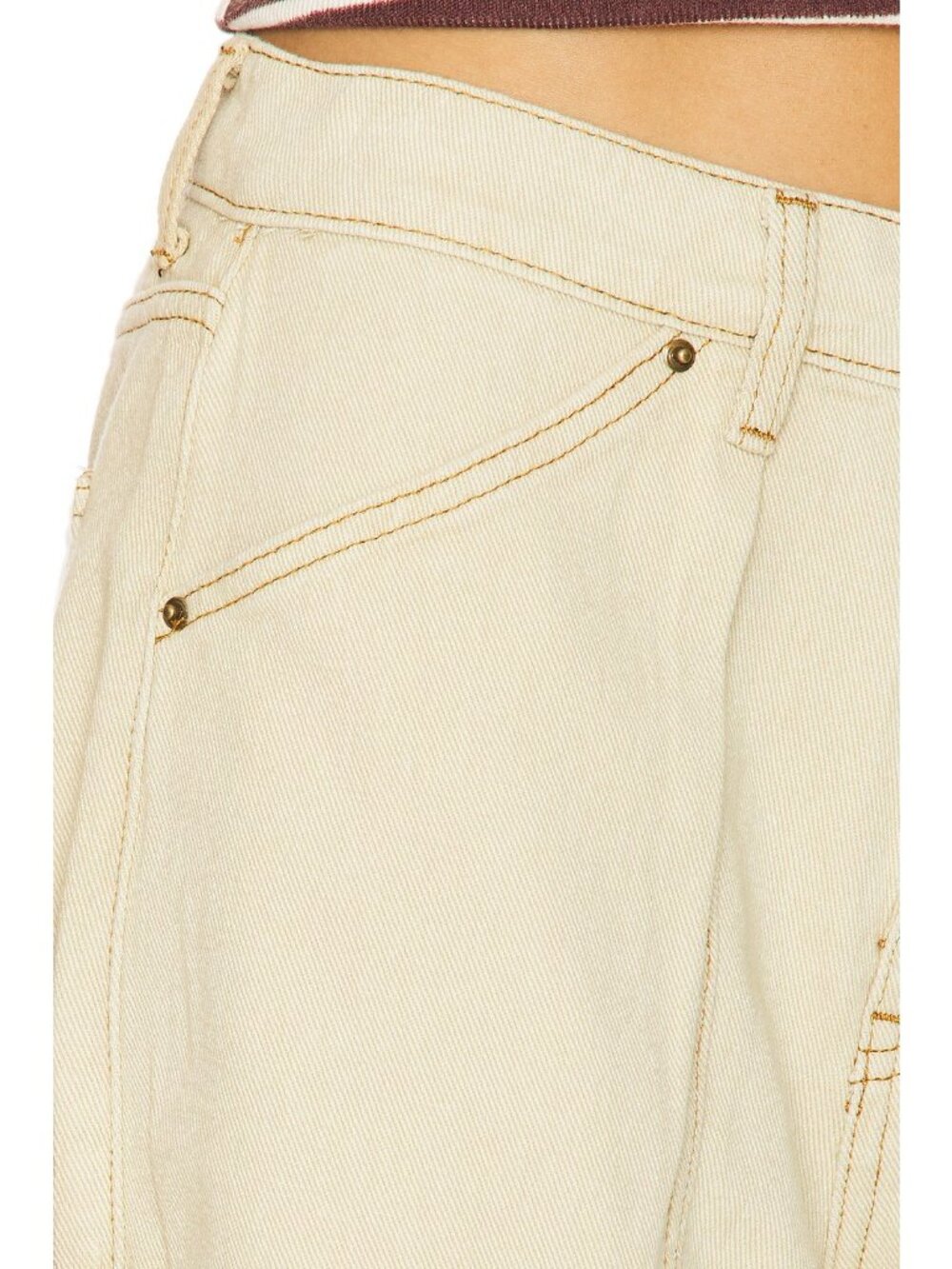 LIONESS Miami Vice Pants Washed Ecru - Picture 6 of 6